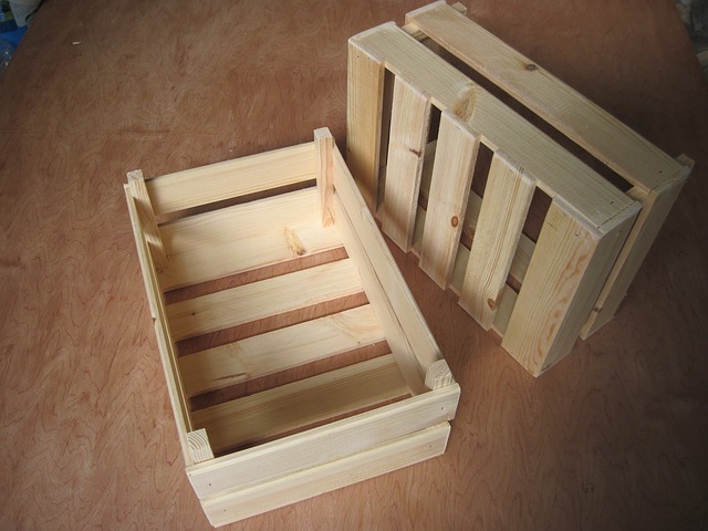 dřevěné krabice