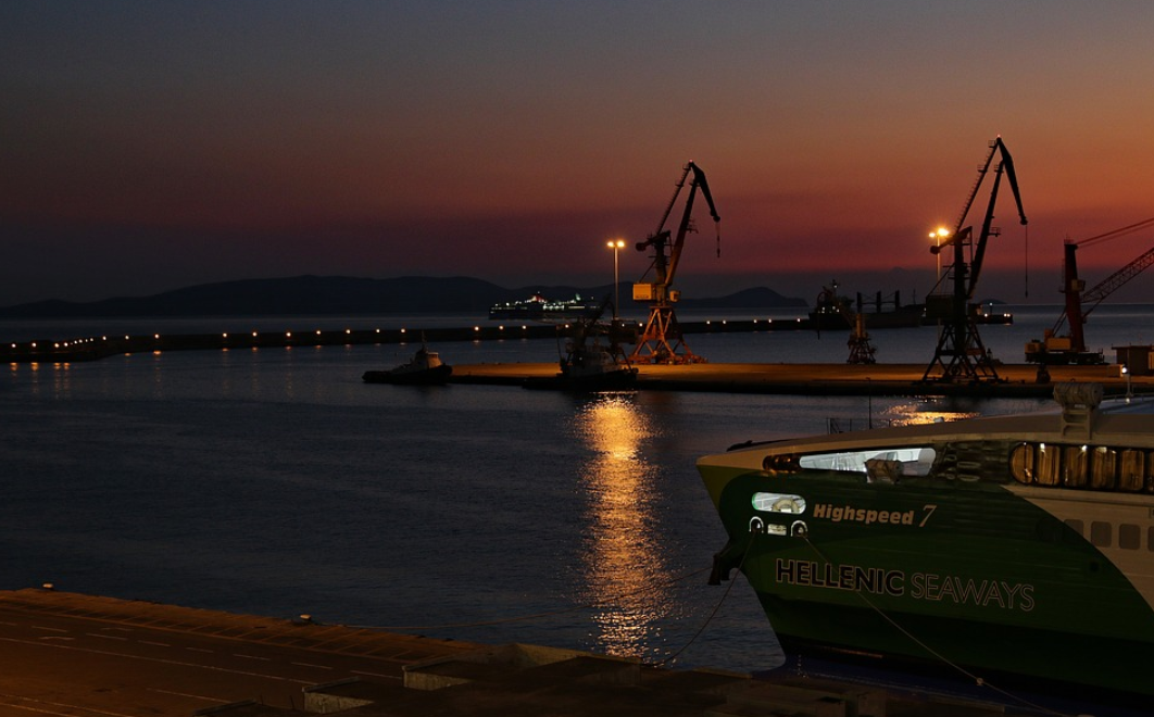 přístav v Heraklionu